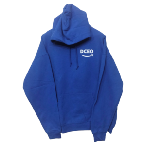 Deco Blue Kangaroo Pocket Hoodie | Sweat Jersey