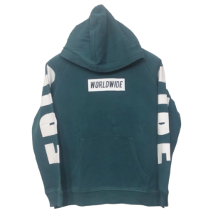Zara Boys Green Printed Kangaroo Pocket Hoodie | Sweat Jersey