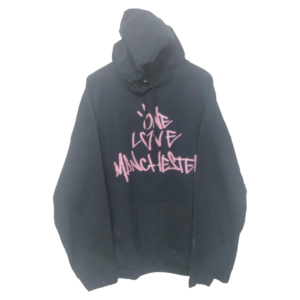 Gildan Black Printed Kangaroo Pocket Hoodie | Sweat Jersey