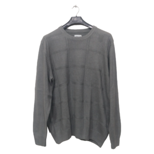 Hagger Grey Self Pattern Sweater | Woolen Fabric | High Quality Premium
