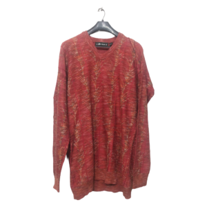 Tundra Peach Orange Designer Sweater | Woolen Fabric | High Quality Premium