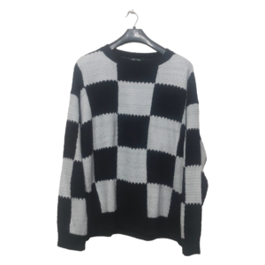 Wilds Fable Black & White Check Sweater | Woolen Fabric | High Quality Premium