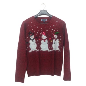 Karen Squad Blood Red Printed Sweater | Woolen Fabric | High Quality Premium