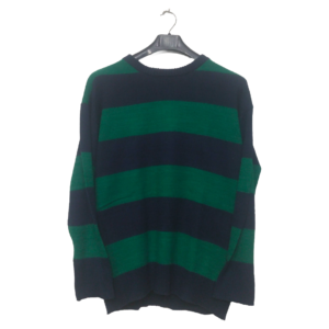 Wild Fable Green & Blue Stripes Sweater | Woolen Fabric | High Quality Premium