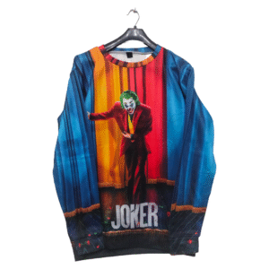 Joker Self Printed Long Sweatshirt | Satan Jersey
