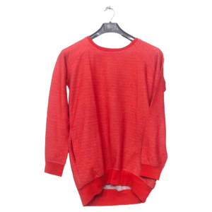 Lunda.Pk Rust Orange 2 Side Pockets Sweatshirt | Sweat Jersey