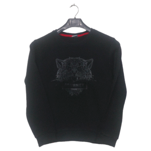 Lunda.Pk Black Printed Sweatshirt | Sweat Jersey