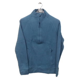 Motion Blue High Neck Sweatshirt | Sweat Jersey
