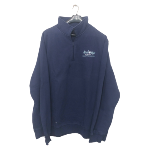 Sportek Dark Blue High Neck Sweatshirt | Sweat Jersey