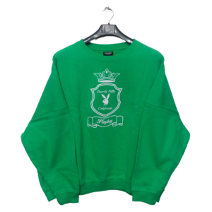 Playboy Green Printed Sweatshirt | Sweat Jersey | 4XL | Short Lenght