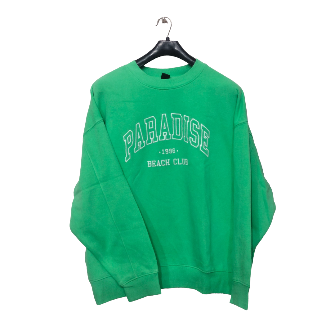 Wild Fable Florisant Green Printed Sweatshirt | Sweat Jersey