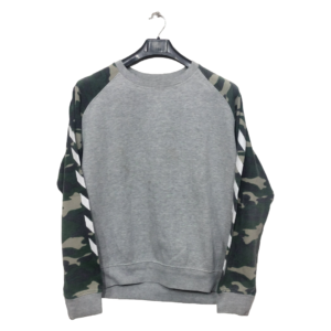 Westy Grey With Army Sleeves Sweatshirt | Sweat Jersey