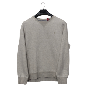 Isot Ash Off White Plain Sweatshirt | Sweat Jersey