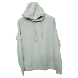 Express Light Green Kangaroo Pocket Hoodie | Sweat Jersey