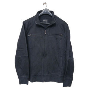 Big Star Black 4 Pocket Zipper Jacket | Sweat Jersey