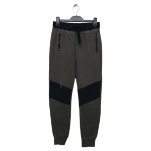 H&M Olive Green With Blue Stripe 3 Pockets Rib Bottom Trouser | Sweat Jersey