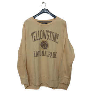 Society 2 Yellow Printed Sweatshirt | Sweat Jersey