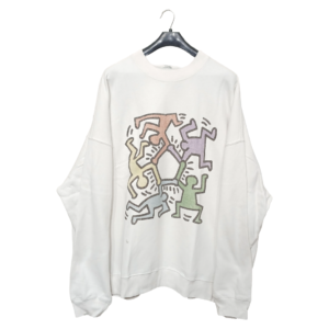 Abercrombie & Fitch White Printed Sweatshirt | Sweat Jersey