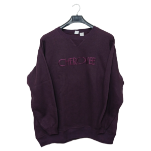 Cherokee Purple Embroidered Sweatshirt | Sweat Jersey