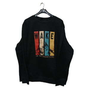 Shien Black Printed Sweatshirt | Sweat Jersey