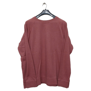 Fresh Rust Plain Sweatshirt | Cotton Jersey