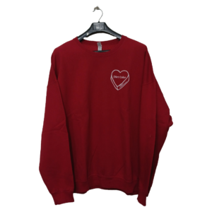 Jerzees Red Printed Sweatshirt | Sweat Jersey