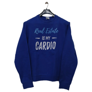 Port Blue Printed Sweatshirt | Sweat Jersey
