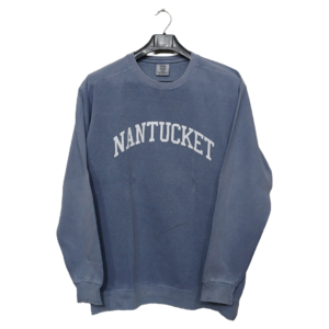 CC Light Steel Blue Printed Sweatshirt | Sweat Jersey