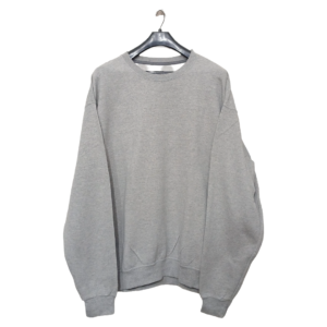 Fruit & Loom Grey Plain Sweatshirt | Sweat Jersey