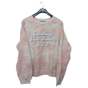 Wound Up Gradient Pink Printed Sweatshirt | Sweat Jersey