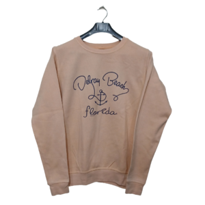 Lunda.Pk Peach Pink Printed Sweatshirt | Sweat Jersey